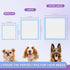 IMMCUTE Puppy Pee Pads 22"x23"-150 Count - Super Absorbent & Leak-Proof Disposable Pet Piddle and Potty Pads for