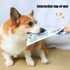 2 PCS Plastic Creaks Squeaky Newspaper Crinkle Dog Chew Toys, Interactive Tug of War Pet Toy