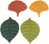 MOJUN Leaf Shaped Pet Mat for Dog Cat - Double Sided Cotton Portable Camping Sleeping Mat (Green Leaf, 19.7"x26.8")