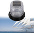 DYK&NX LED Anchor Light of Marine Boat Yacht Navigation with Solar Charging, PC