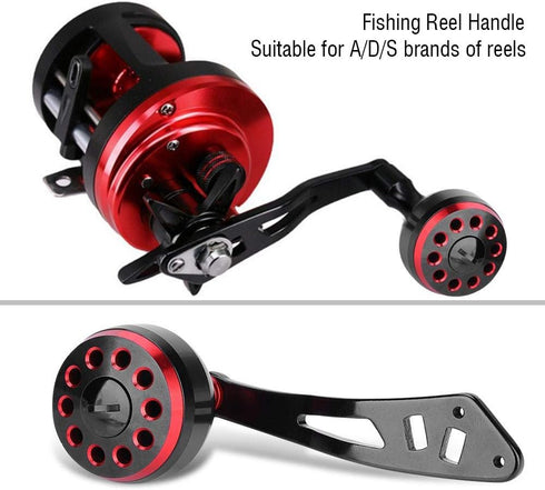 Tbest Knob Power Handle Grip,Fishing Reel Handle CNC Knob with Fittings Replacement Parts Accessory