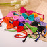 Orange Dog Bow Ties with Adjustable Collar, Solid Pet Neckties for Dogs and Cats, Grooming Bowtie Collars