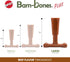 SPOT Bam-bones PLUS T Bone, Durable Bamboo Fiber & Nylon Chew Toy for Aggressive Chewers, 7in