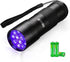 UV Flashlight Black LightSmall Portable Mini 12 LED Blacklight Flashlight for Hidden
