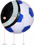 Soccer Ball Size 2,3,4,5 White Blue Outdoor Indoor School Sports Activity Anti-Explosion Design for Kids