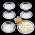 6 Pcs Hermit Crab Food and Water Bowl, Tiny Stainless Steel Feeding Dish for Hermit Crab, Cricket, Snail, Insect