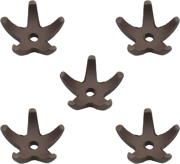 Fish Tank Decorations, 5 Pcs Mini Starfish-Shaped Shrimp Home Fish Tank Shelter Breeding Cave, Brown