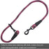 BTINESFUL 3FT Dog Tie Down, Nylon Rope Short Tether for Indoor Training and Vehicle Safety