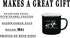 Rogue River Tactical Funny Black Large Camp Mug - Enamel Camping Coffee Cup Gift, Hike More Stress Less