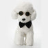 2 Pieces Pets Dog Cat Bowtie Tie Sunglasses, Adjustable Formal Necktie Collar for Cats Small Dogs (Black White)