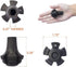Trekking Poles Tips, Rubber Hiking Sticks End Caps Protectors, Replacement Accessories for Most Hiking Canes