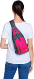 Y&R Direct 14 Colors Lightweight Sling Backpack for Women Men, Small Travel Hiking Sling Bag Gifts