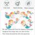 Floating Mermaid Fish Tank Decor, Cartoon Aquarium Decorations for Aquatic Pets, Resin Ornaments