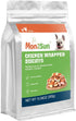 MON2SUN 10.58oz Dog Treats, Mini Chicken Wrapped Biscuits with Added Vitamins, Healthy Training Snacks for Small Medium