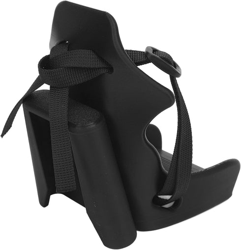 Bike Baby Doll Carrier, Foldable Doll Bike Seat, Adjustable Strap Length, Plastic, Black - Lightweight Durable Design