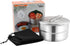 Stainless Steel Camping Cook Pot with Lid, 1.5L Large Capacity for Camping, Hiking, and Picnic
