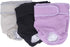 3pcs Dog Physiological Pants, Breathable Cotton, Adjustable Size L - Reusable, Leakproof Design, Ideal for Female Dog