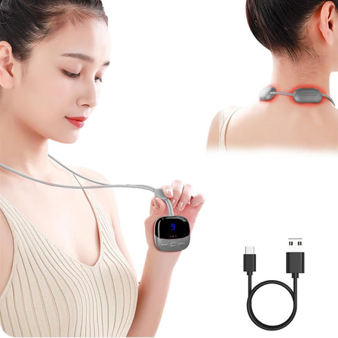 Yonars Neck massager, EMS Training Device, Stimulator, Muscle, Powered, For Muscle Conditioning for