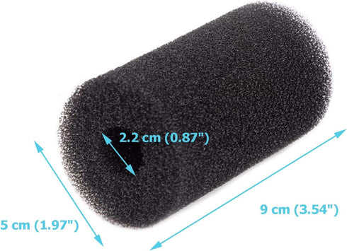Aquarium Filter Intake Foam - Compatible with Aquaclear Sponge Filter Fish Tank Quietflow 50 (Pack of 6)
