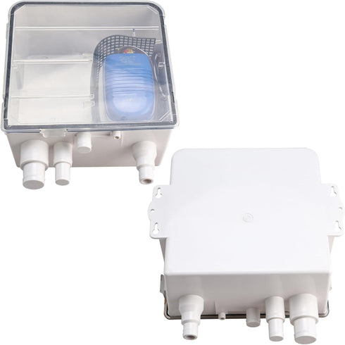 NovelBee 750 GPH Marine Shower Sump Pump Drain System Kit with Automatic Bilge Pump