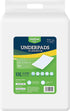 Unifree Disposable Underpads, Bed Pads, Incontinence Pad, Super Absorbent, 40 Count, Blue