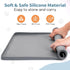 Greatbond 24" 24", 4 Pee Pad Holder for Dogs x Silicone Potty Tray with Holder Clamps, High Edge No-Spill Dog Training