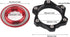 VGEBY Disc Brake Center Lock Adapter Set, Aluminum Center-Lock Hubs with 6 Bolts Disc Rotor Adapter (Red+Black)