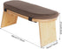 Folding Bamboo Meditation Stool, Meditation Bench with Velvet Cushion & Carry Bag, Travel Meditations Seat, Comfortable