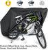 1 2 210D High-Density Bike Cover Waterproof Outdoor for or Bikes, Lightweight Durable Bicycle Cover for Outside