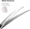 Fenice Peak 7.5'' Professional Curved Dog Grooming Scissors, Heavy Anti-Slip Black Handler, 440C Stainless Steel