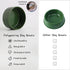 Petygooing Rust Green Elevated Ceramic Dog Bowl for Small Breeds, Anti-Slip Rubber Stand, 13.5 OZ (5.1 In / 1.7 Cups)