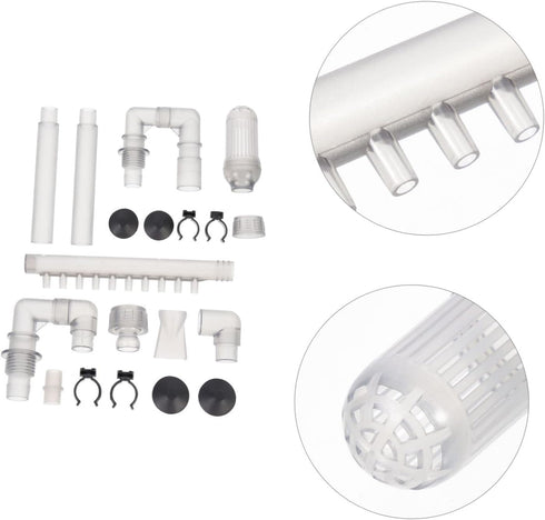 1 Set Plumbing Fittings for Fish Tank Filter Tube, Aquarium Filter Water Tubing, External Filter Water Case Overflow Kit