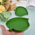 Leaf Shape Reptile Food Water Bowl, 2 Pieces Reptile Plate Dish for Tortoise, Corn Snake, 2 Sizes