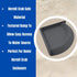 Hermit Crab Corner Pool | Watering Dish for Crabs, Frogs, Lizards | Corner Watering Pool with Ramp Access | Made in USA