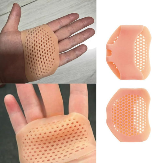 DeaHea 6 Set Pair Anti-Slip Workout Grips Pads Silicone Padded Weight Lifting Gloves Shock Absorption Palm Protector
