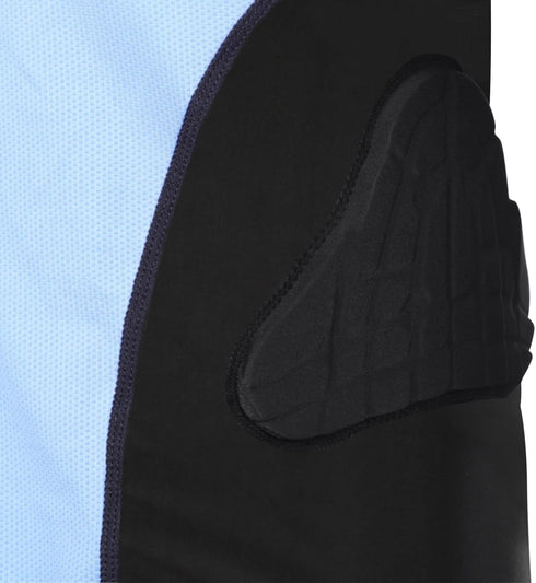 Youth Padded Compression Shirt - Kids Protective Shirt for Football, Soccer, Basketball