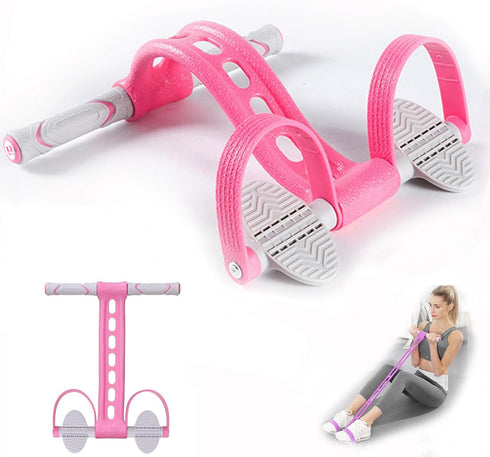 Pedal Resistance Band - Multifunction Yoga Workout Equipment for Sit-up Exercise at Home Gym