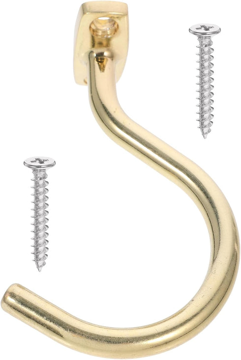 Lurrose Wear-resistant Snooker Table Cue Hook Metal Rack with Screws, Replaceable Pool