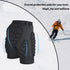 Tentock 3D Protective Hip Shorts for Snowboarding | Butt Padded Safety Impact EVA Protection, XL