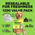 Sensrit 100% 120g (68%) Dried Chicken Slices Dog Treats - Single Ingredient Jerky, High Protein Real Chicken Breast