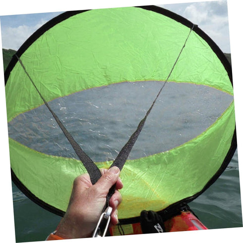 JUMPLAWN Setup Sturdy Kayak Boat Wind Sail Compact Design Easy Uv Protection Kayak Sailing Toy Window