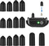 24 Pieces Dog Prong Collar Replacement Parts, Shock Collar Rubber Tips and Silicone Covers for Training (13 mm, 16 mm,