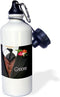Groom Sports Water Bottle, 21 oz, White 3dRose