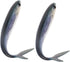 OSALADI 1 Pair 3D Soft Bionic Flying Fish Lures, PVC Reusable Sinking