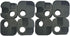 Ioensy (8 Camping Chair Connector Repair Kit Pieces), Black, Heavy-Duty, for Fishing, Garden, Stool and Lawn, Square