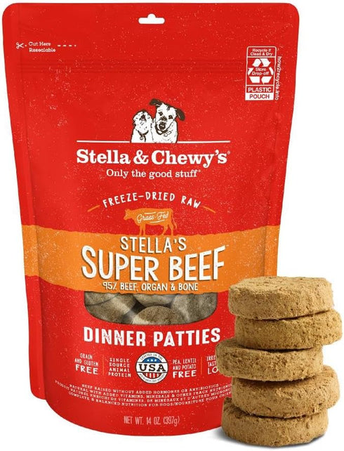 Stella & Chewy's Freeze-Dried Raw Dinner Patties - Beef Recipe - High