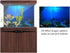Zerodis Seaworld Aquarium Background, PVC Adhesive Double Sided Poster Sticker Fish Decoration