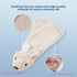 Best Pet Supplies 2-in-1 Stuffless Squeaky Dog Toys, Soft, Durable Fabric, No Stuffing, Hare, Medium