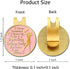 I Never Dreamed I'd Grow Up to Be A Super Sexy Golfing Pink Gold Golf Ball Marker with Hat Clip, Funny Golf Accessories and Golf Gifts for Women Mom, Birthday Gifts for Golfer Golf Lovers