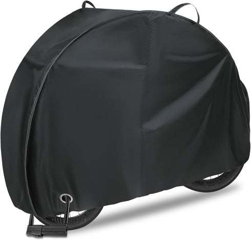 Heavy Duty Bike Cover for 1 or 2 Bikes, Waterproof Bicycle Cover with Lock Holes for Outdoor Storage